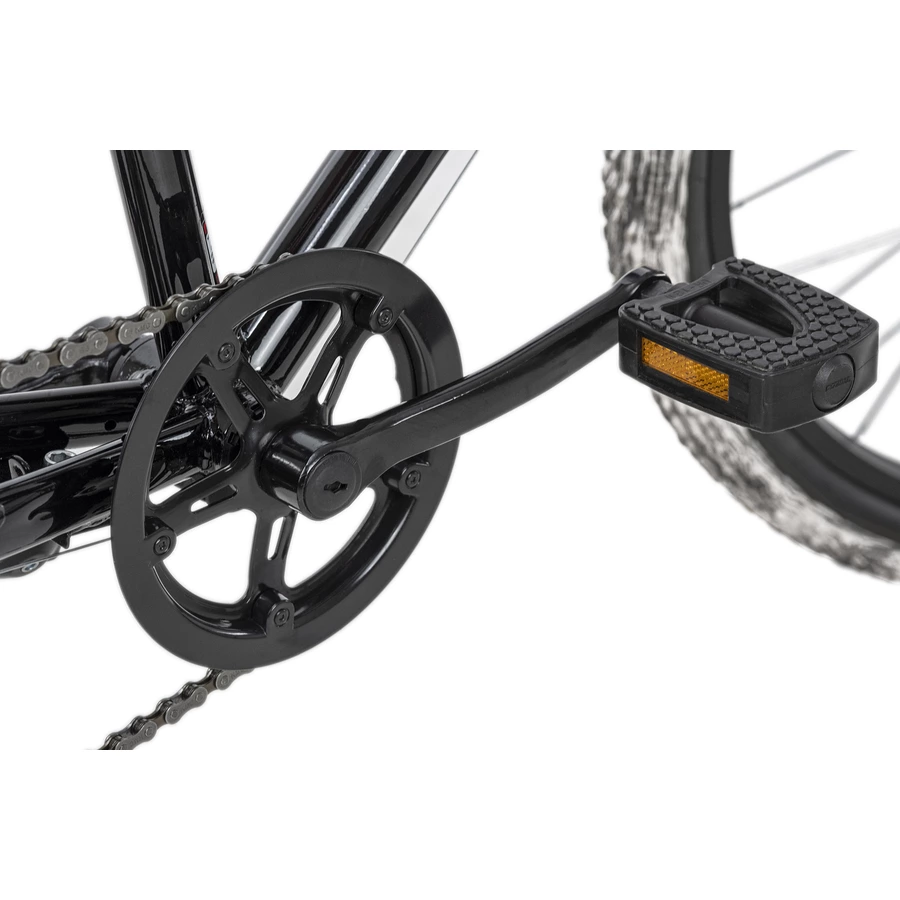 KS Cycling Kinderfahrrad 24'' Crusher Schwarz-Weiß