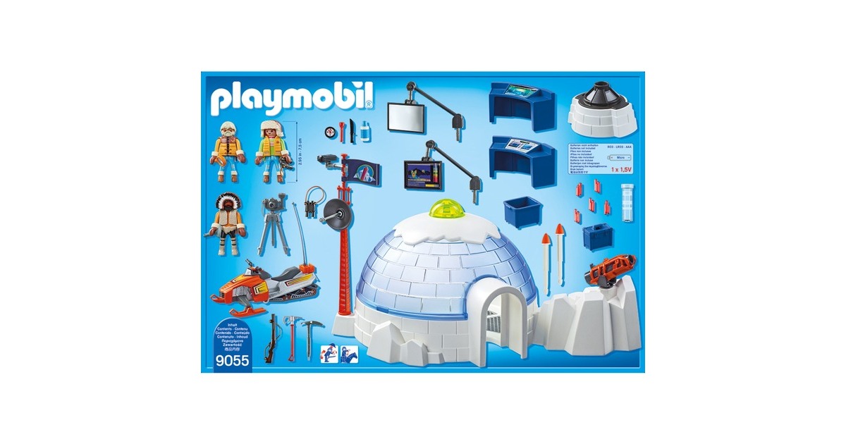 PLAYMOBILAction - Hoofdkwartier Poolexpeditie Constructiespeelgoed  (9055)