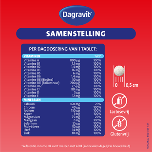 Dagravit Multi Elke Dag Tabletten 60TB