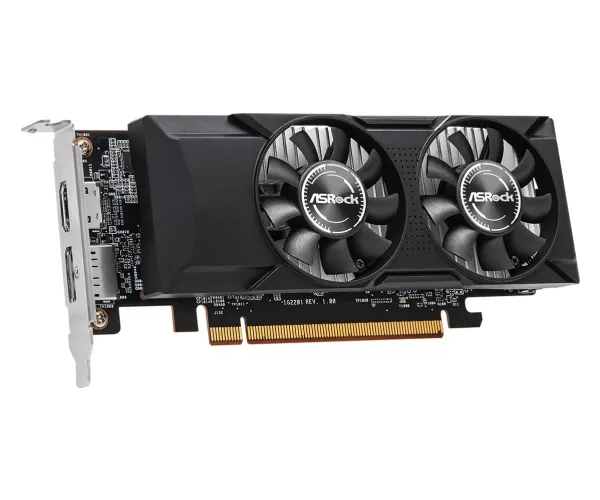 ASRock Intel Arc A380 6GB - Grafikkort - Arc A380 - 6 GB GDDR6 - PCIe 4.0 x8 lavprofil - HDMI, DisplayPort
