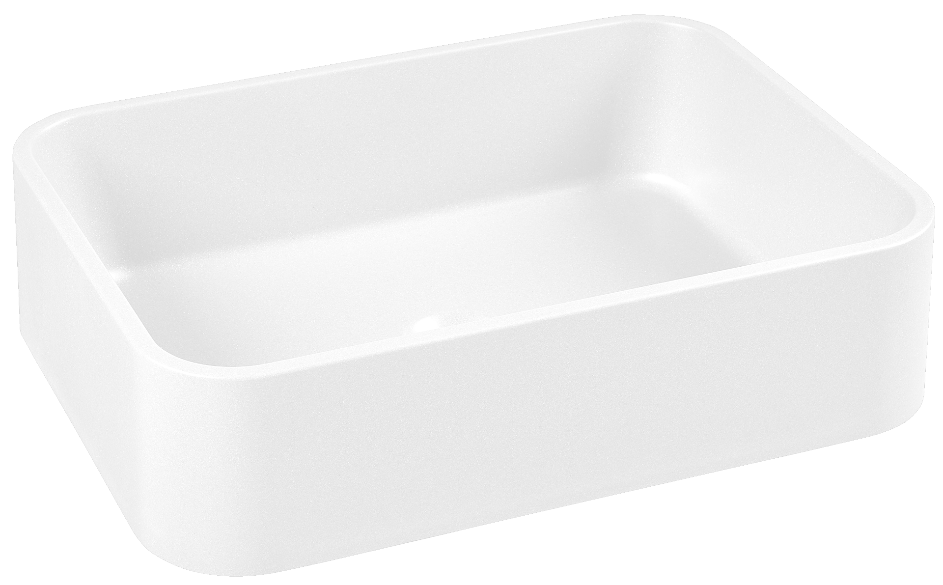 Kerra Cres E wastafel 50x37x12.5cm wit mat