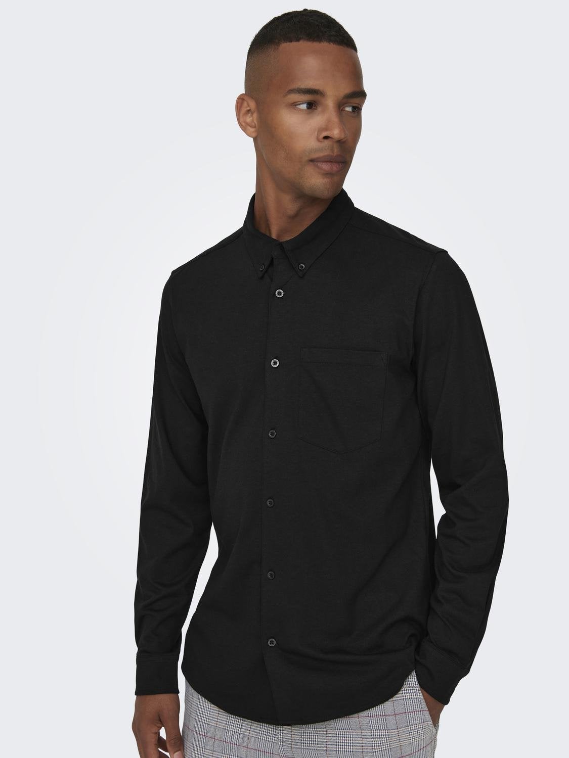 ONSNOAH Hemd Black