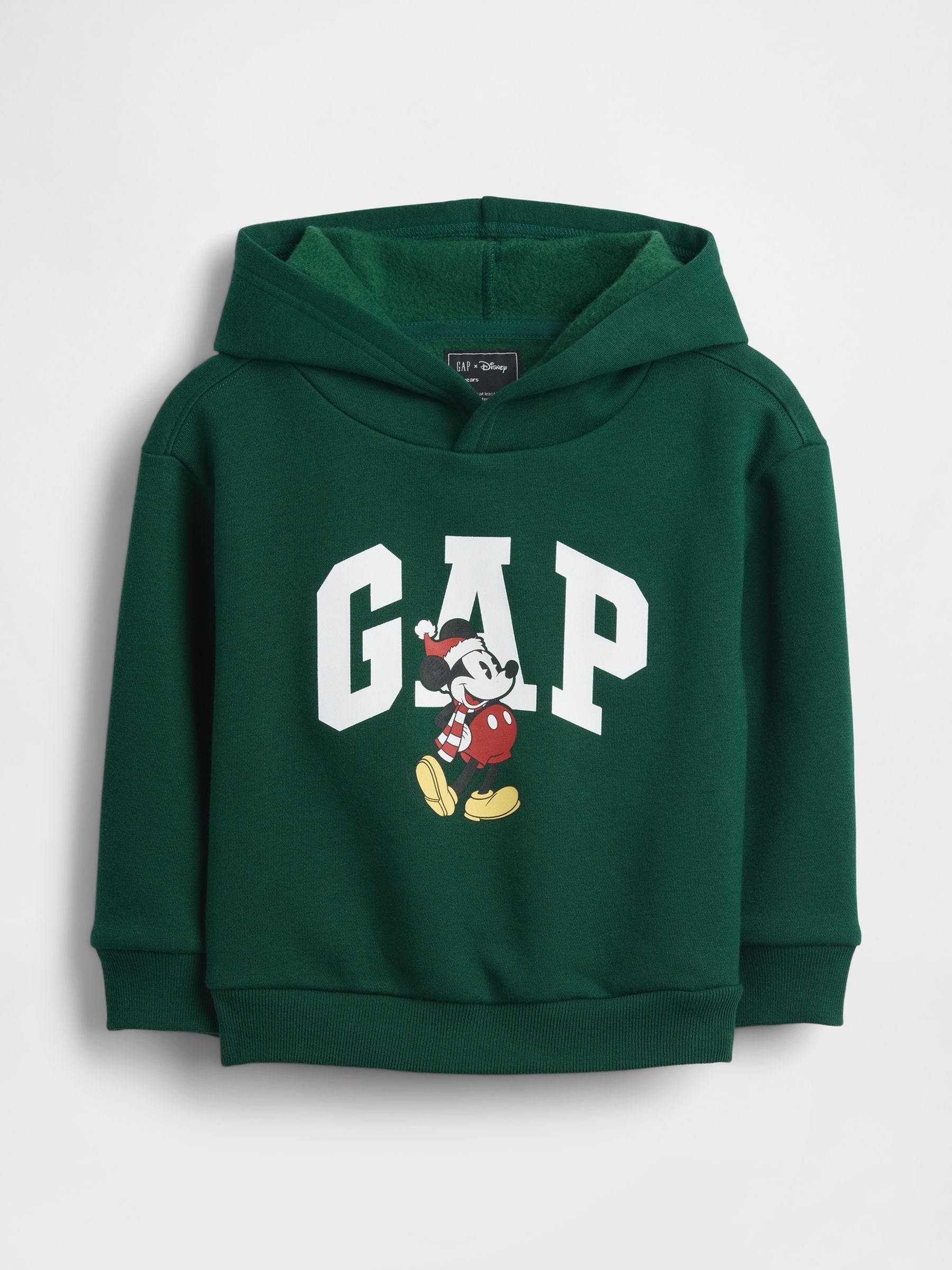 Groen Mickey Mouse - Gap Disney Christmas Hoodie (6mths-5yrs)