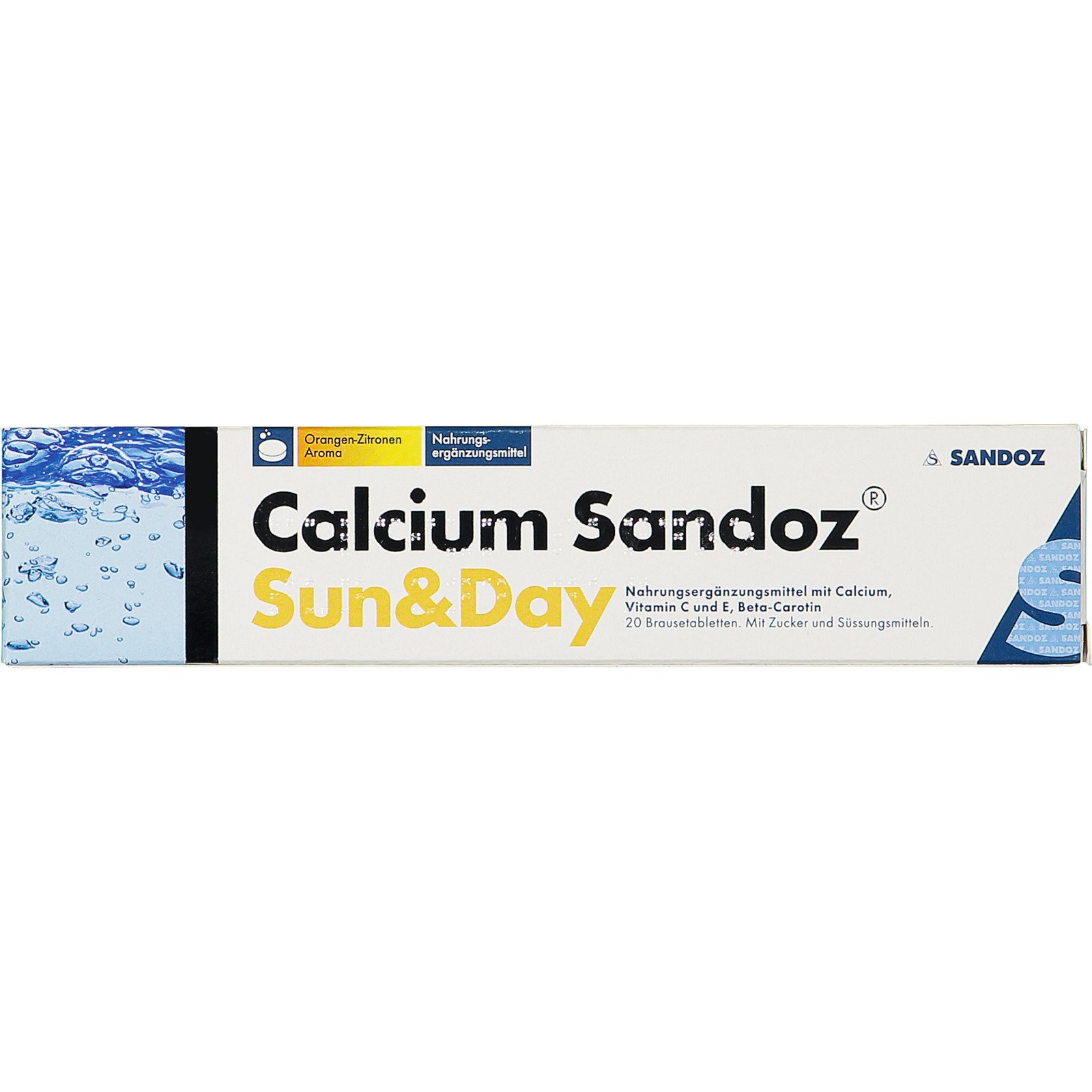 Calcium Sandoz Sun&Day Brausetabletten