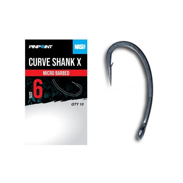 Hameçons Carpe Nash Curve Shank X (10pcs)