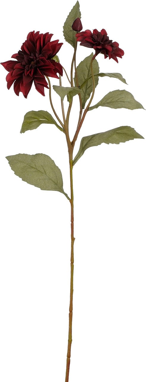 Mica Decorations kunstbloem Dahlia rood 60 cm