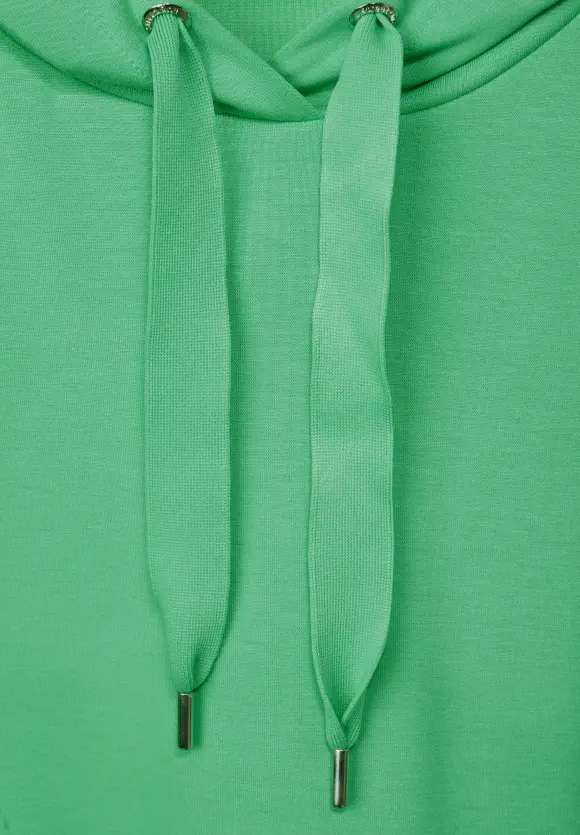 Shirt im Hoodie Style - light spring green
