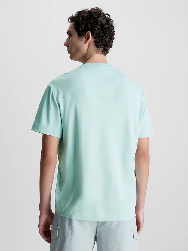 Camiseta de algodão orgânico com logotipo