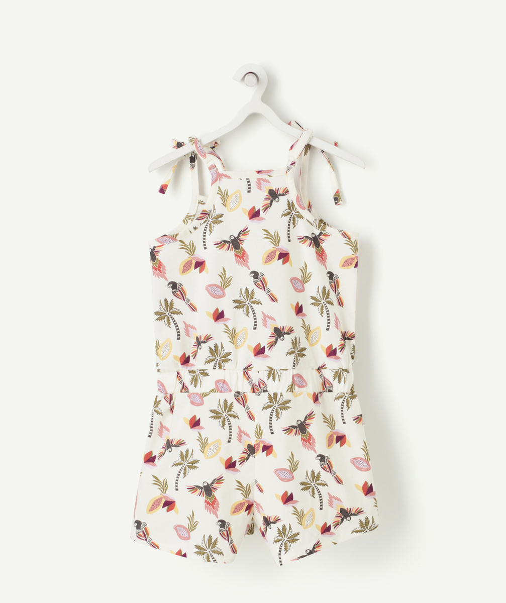 COMBISHORT FILLE EN FIBRES RECYCLÉES IMPRIMÉ COLORÉ