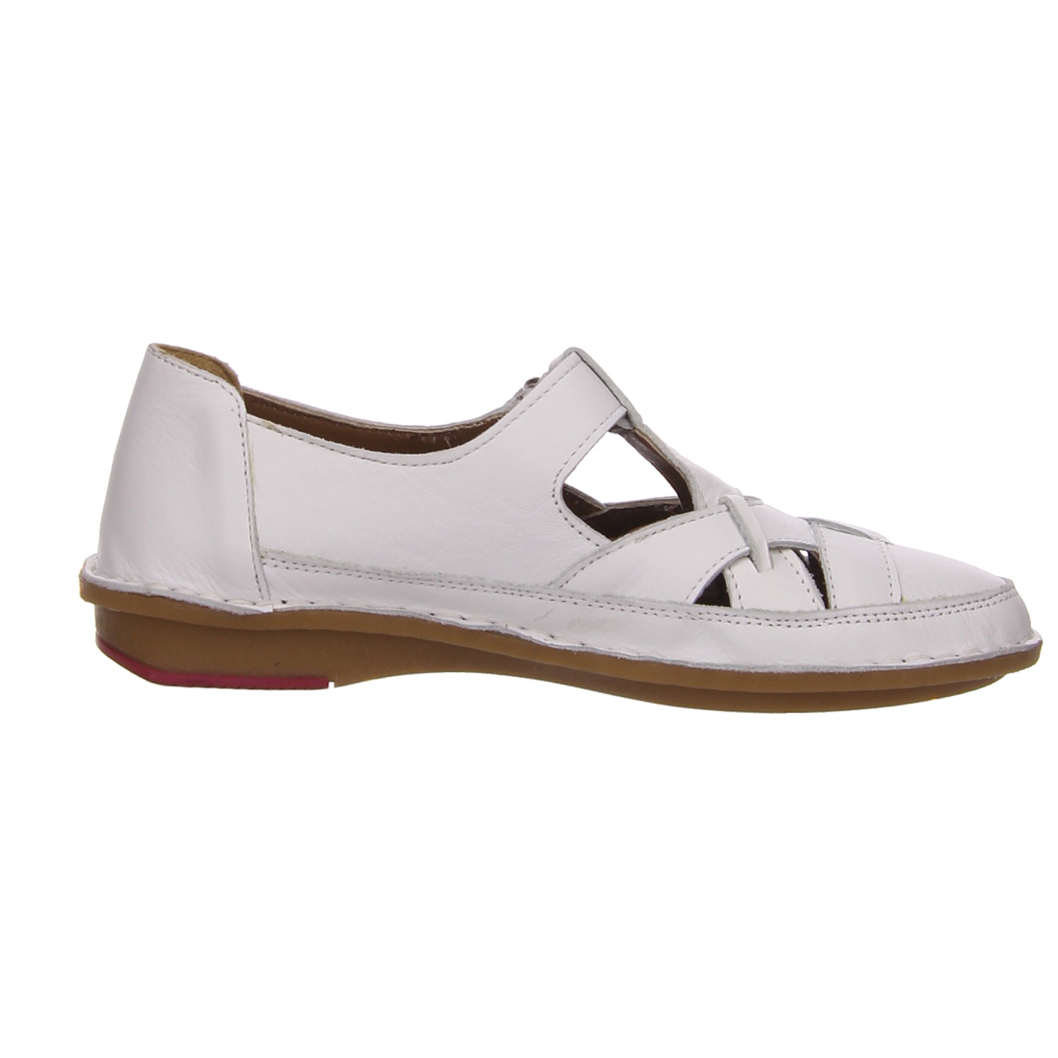elbandi Halbschuh weiß weiss/weiss kombi