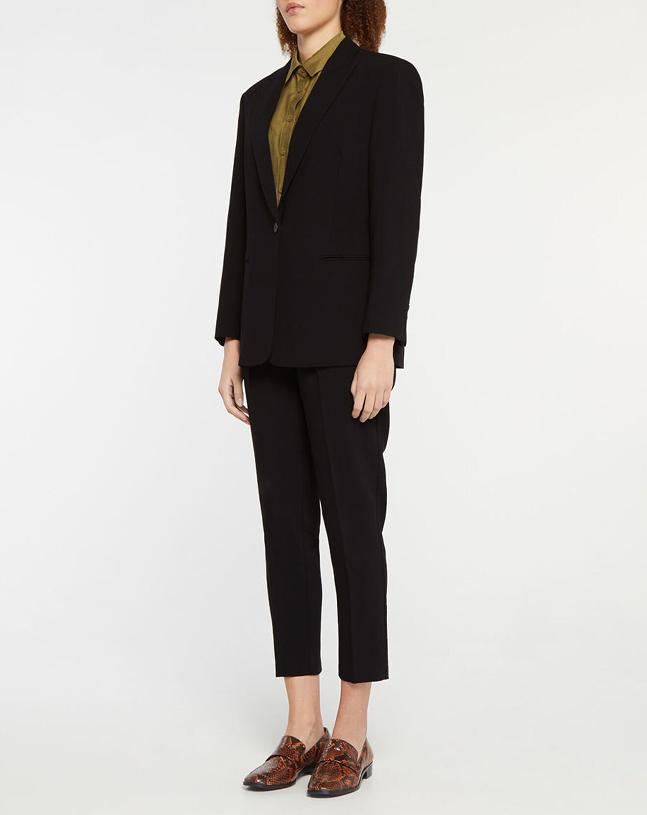 Galeries Lafayette Veste blazer droite Paul noire