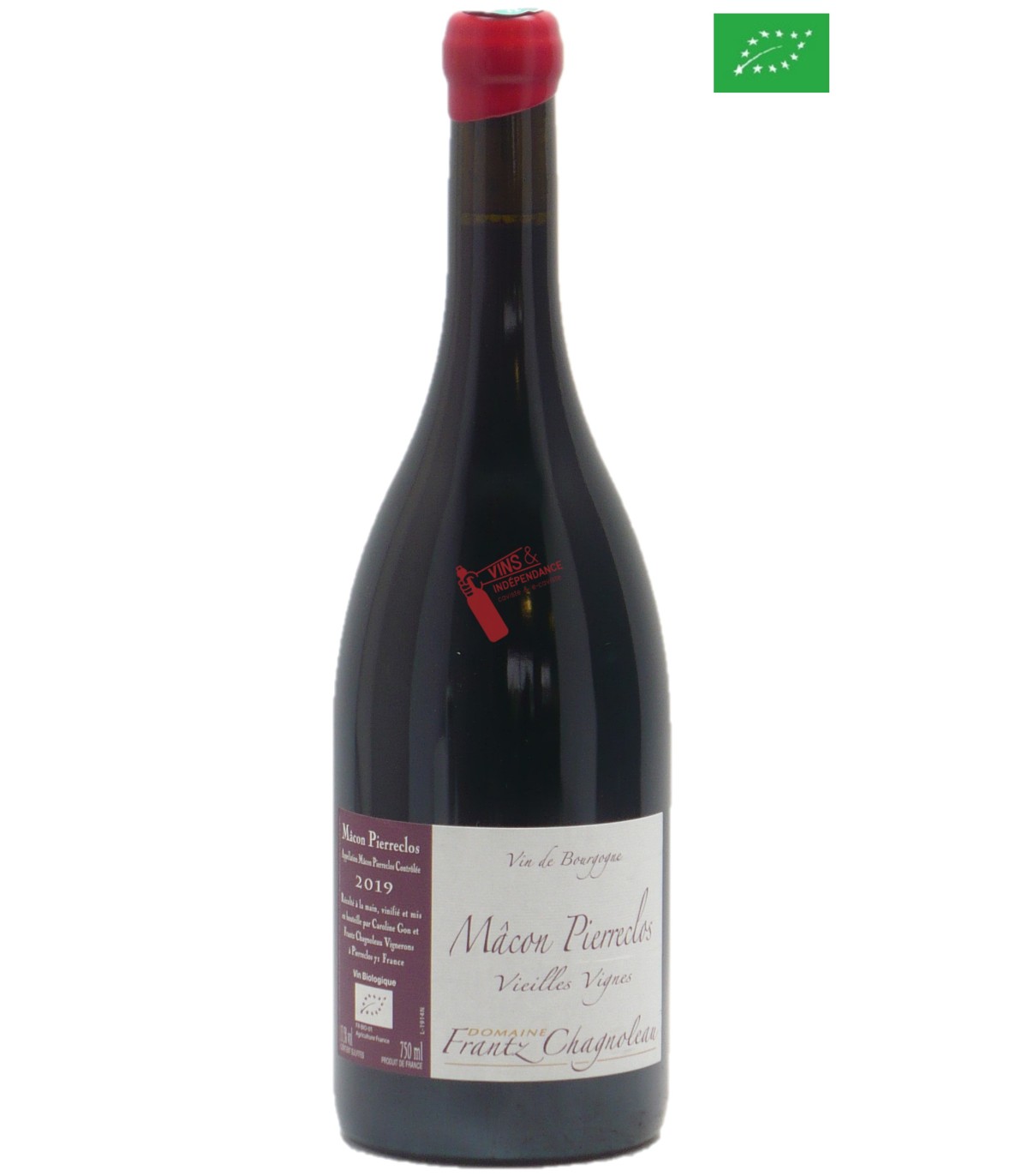 Domaine Frantz Chagnoleau Mâcon Pierreclos Vieilles vignes 2019