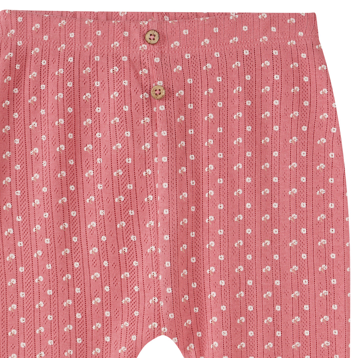Topomini Pure Collection Baby Leggings aus Bio-Baumwolle rosa