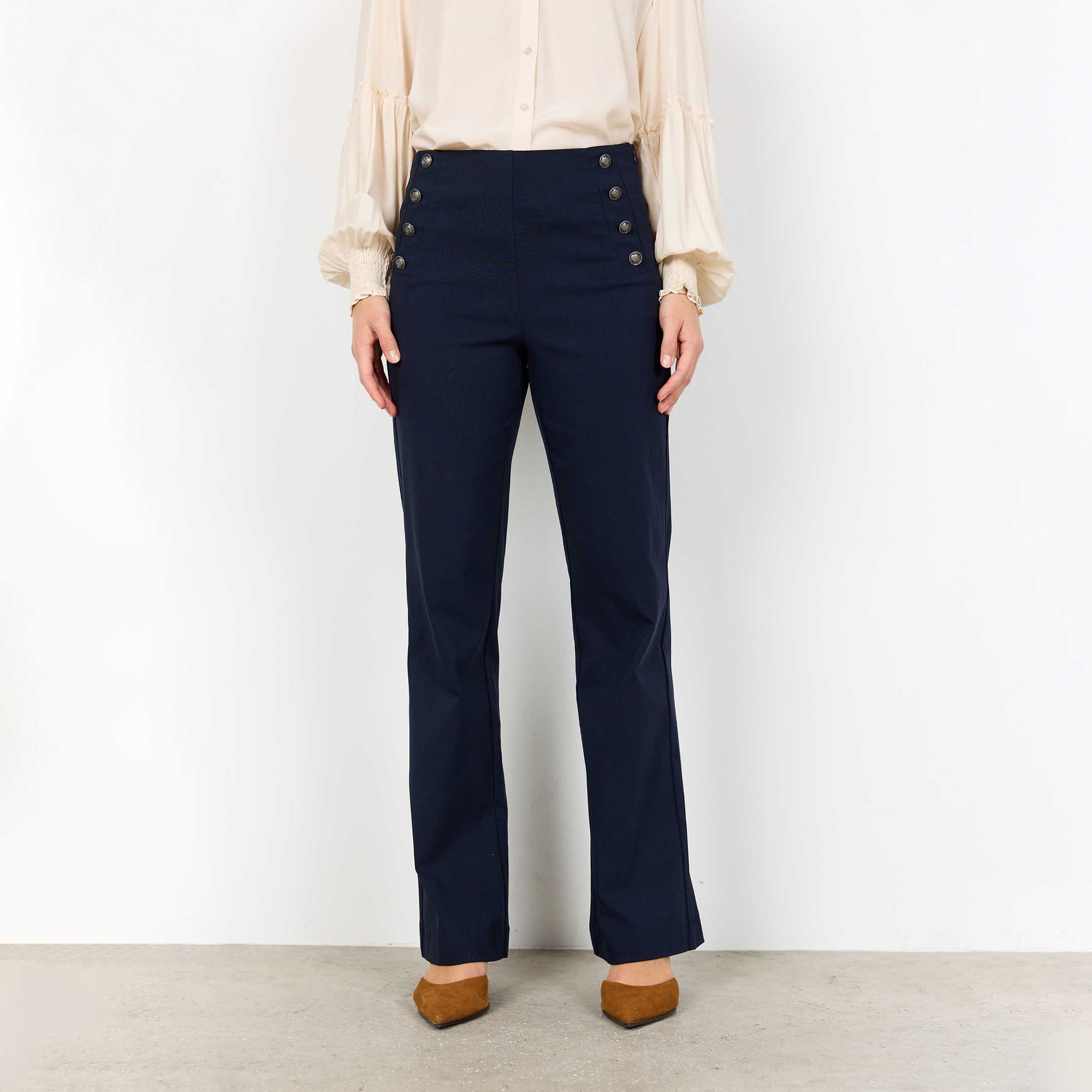 Pantalon Femme bleu marine