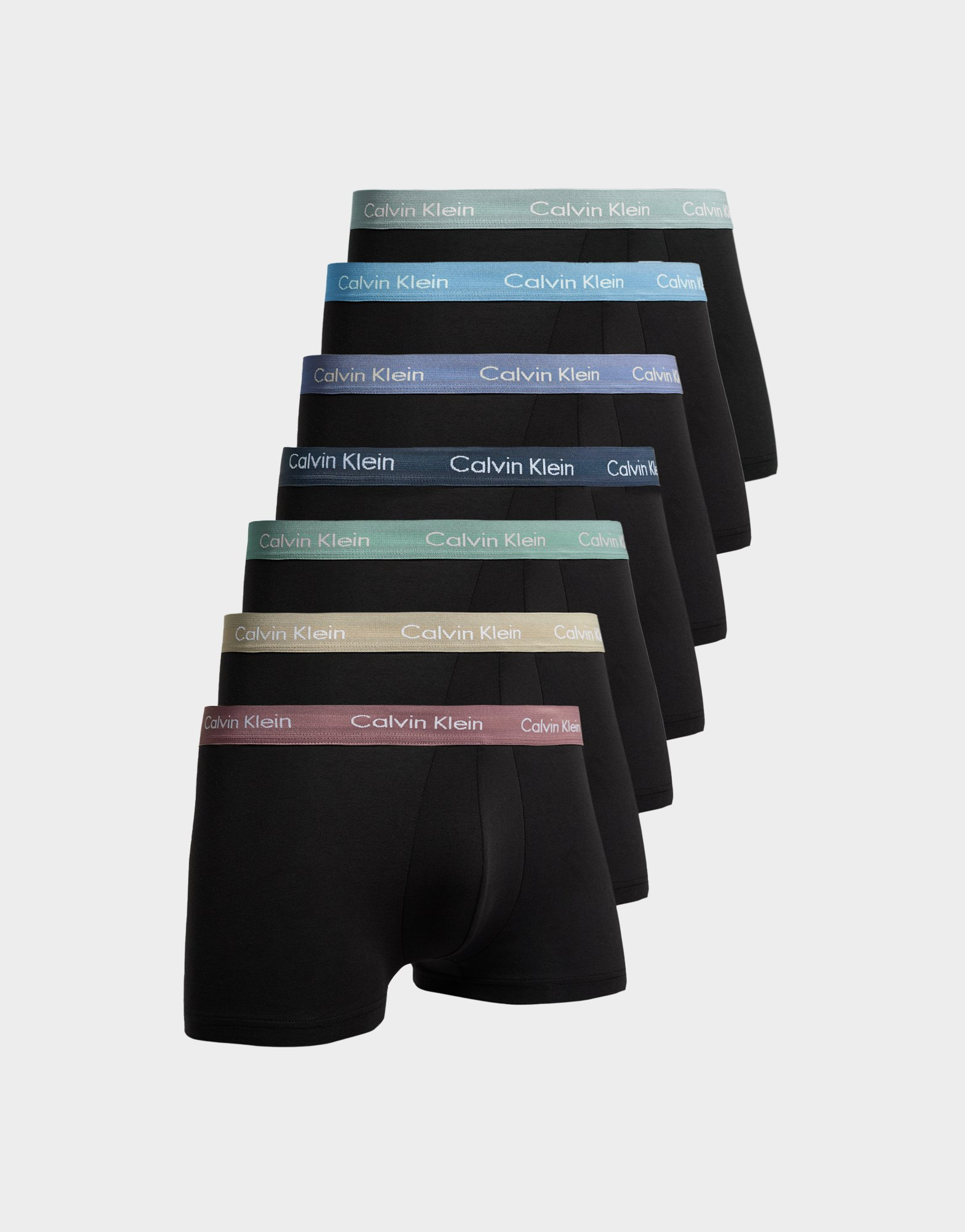 Calvin Klein Lot de 7 Caleçons Low Rise Homme