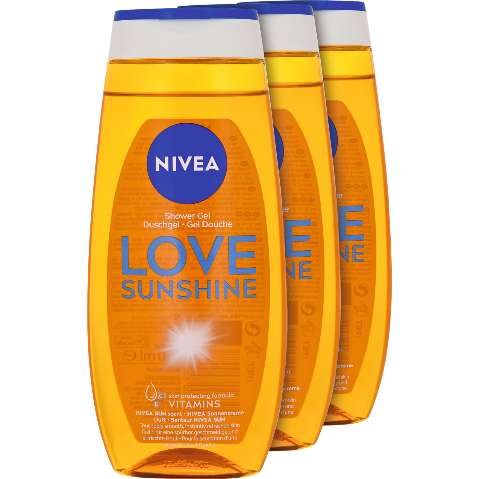 Nivea Duschgel Sunshine 3 x 250 ml