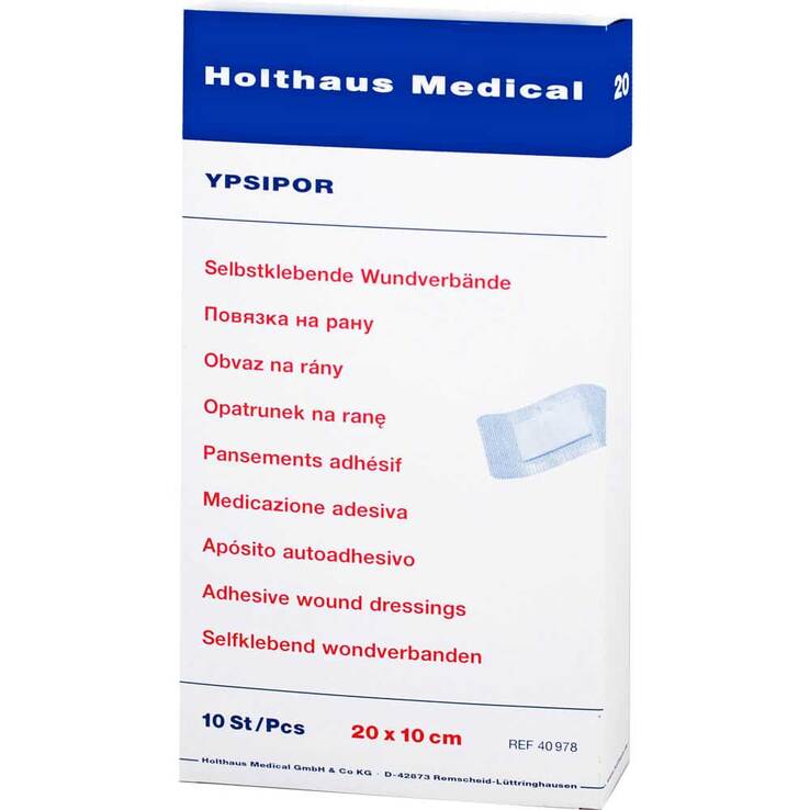 Wundverband Ypsipor steril 2, 10 St