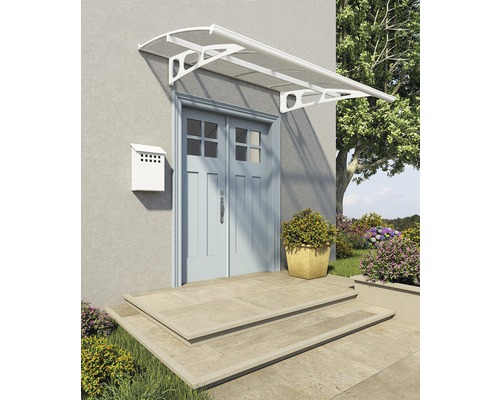 PALRAM-Canopia luifel Bordeaux 223,5x139 cm wit polycarbonaat helder