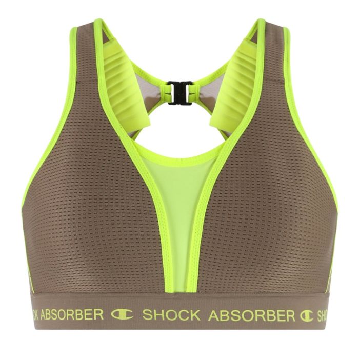 Shock Absorber Dame BH Ultimate Run Bra Padded Grå