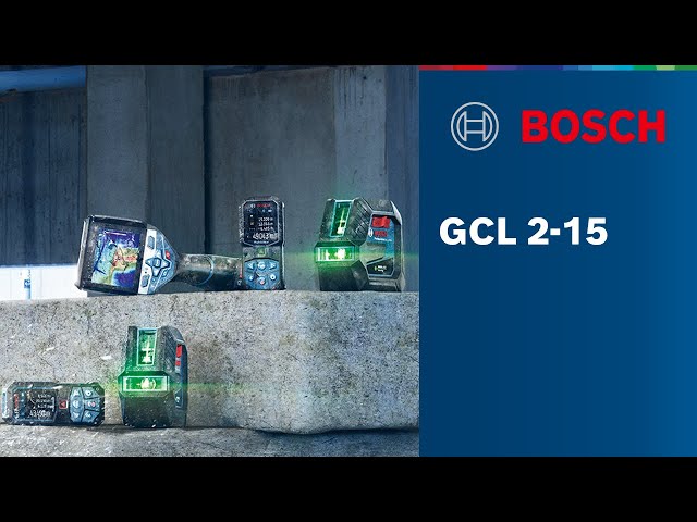 Bosch GCL 2-15 Kruislijnlaser met loodlijnfunctie in tas - 15m