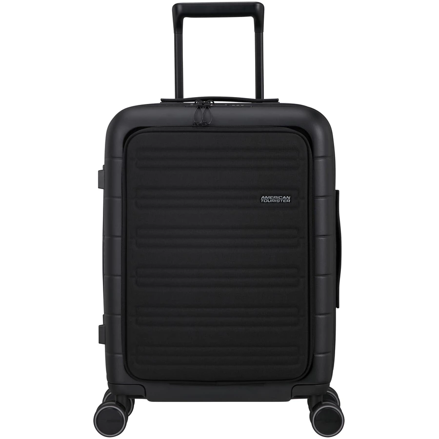 American Tourister Novastream - 4-Rollen Kabinentrolley Smart 55 cm erw. USB dark slate