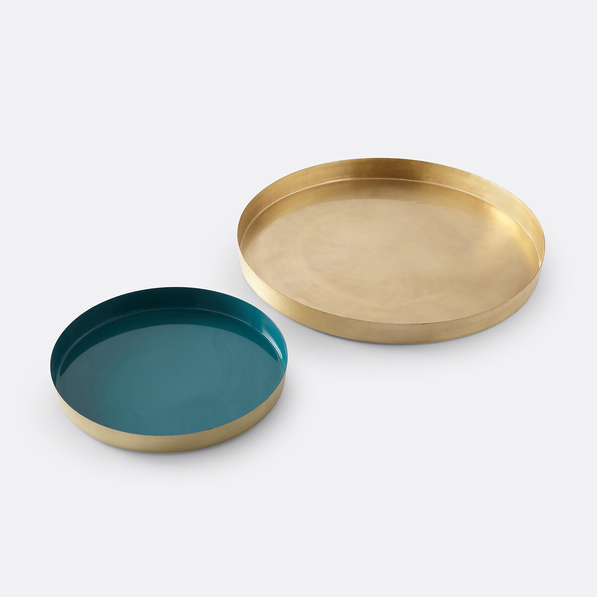 LA REDOUTE INTERIEURS<br>Bandeja redonda de metal, Solador