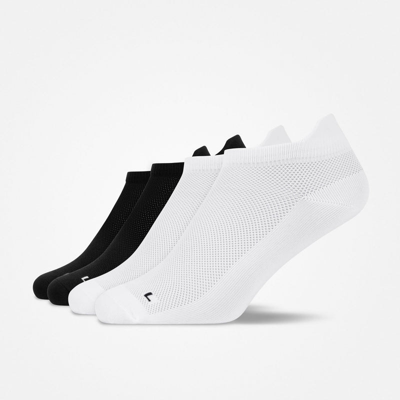 Laufsocken Herren & Damen Schwarz-Weiß