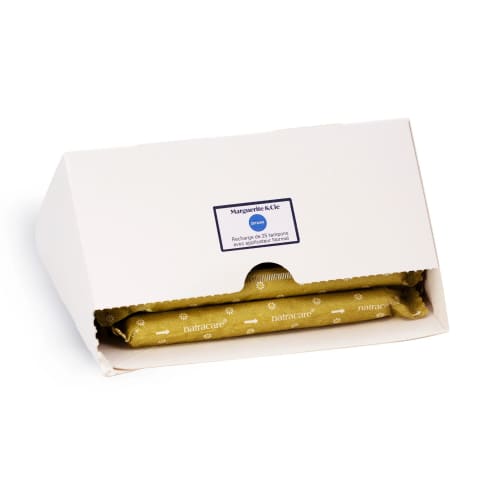 Recharges de 25 tampons avec applicateur Système Capsule Paredes x Marguerite et Cie - Colis de 2