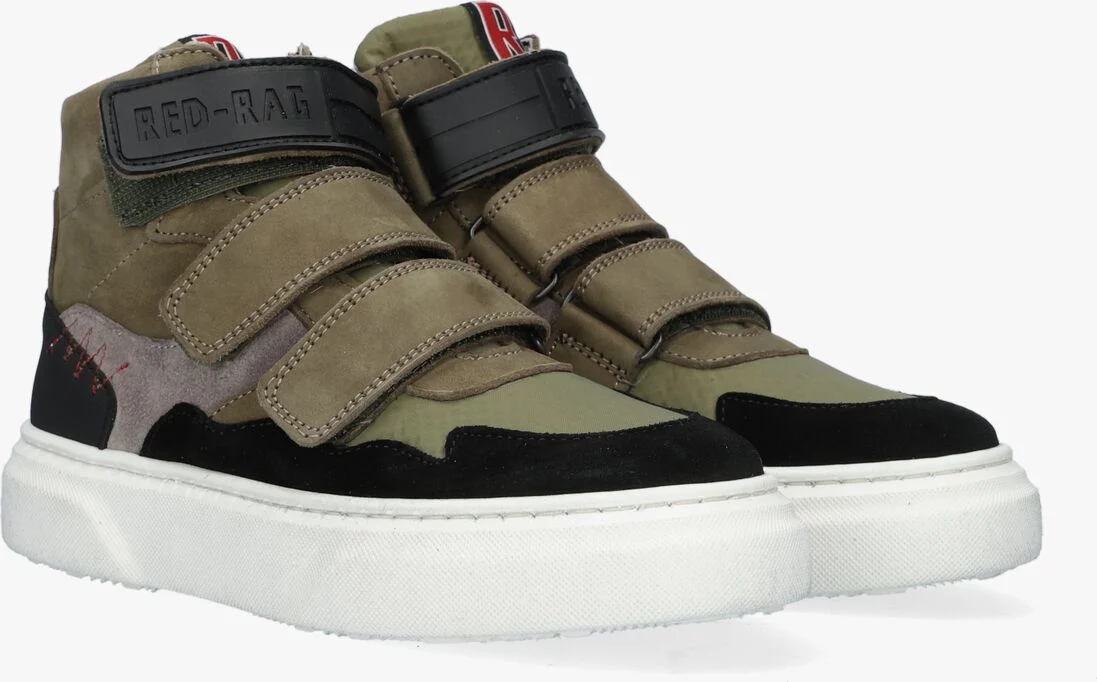 RED-RAG groene red-rag hoge sneaker 13499