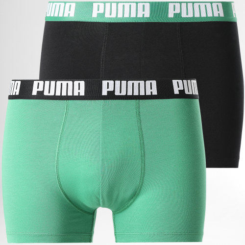 Lot De 2 Boxers Everyday Noir Vert