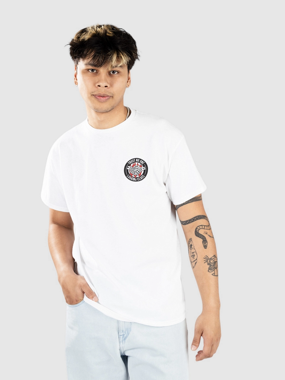 Lurking Class Trust No One T-Shirt white