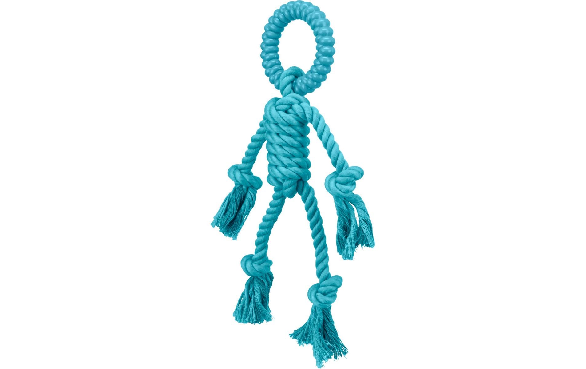 Hunde-Spielzeug Tau-Figur, 26 cm, BlauHundespielzeug