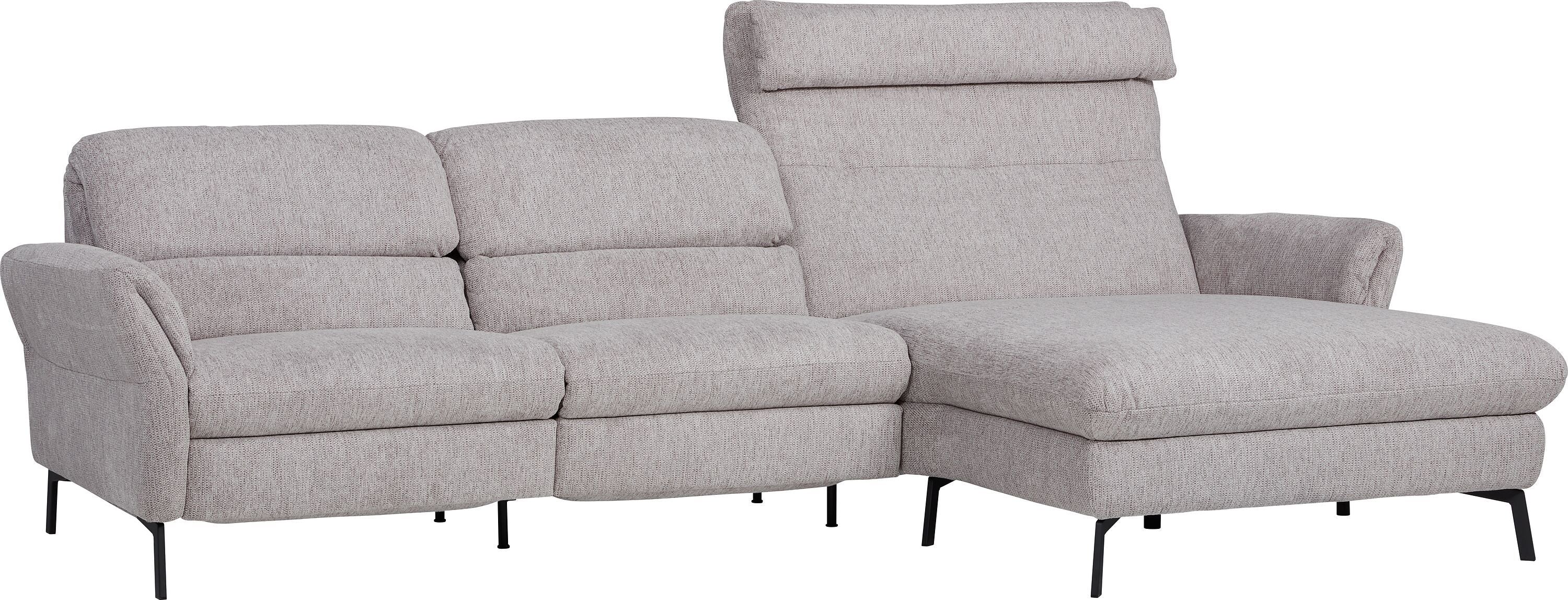 SEBO Ecksofa - Hellgrau / B: 284.0 cm x T: 161.0 cm x H: 84.0 cm