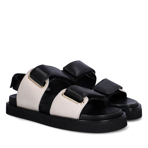 Billi Bi A6406 Sandaler, Black/White Nappa, 41