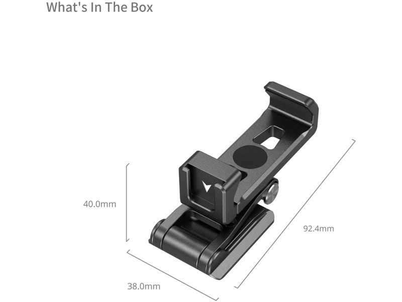 Smallrig Metall-Telefonhalter mit Arca-Swiss Support Telefon-Ständer