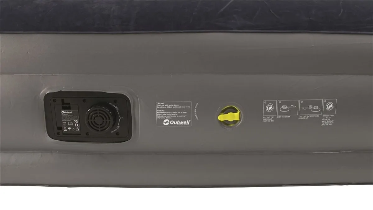 Outwell Superior Double with Built-In Pump Navy Night/Grey