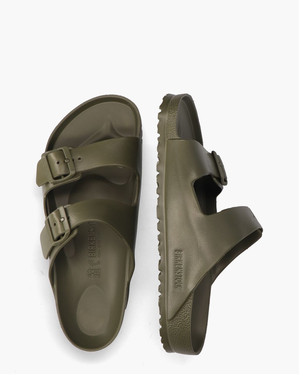 Birkenstock Arizona Essentials Legergroen Herenslippers