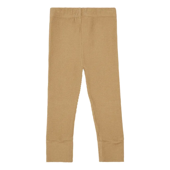 The Simple Folk Legging Coton Bio Gaufré | Camel