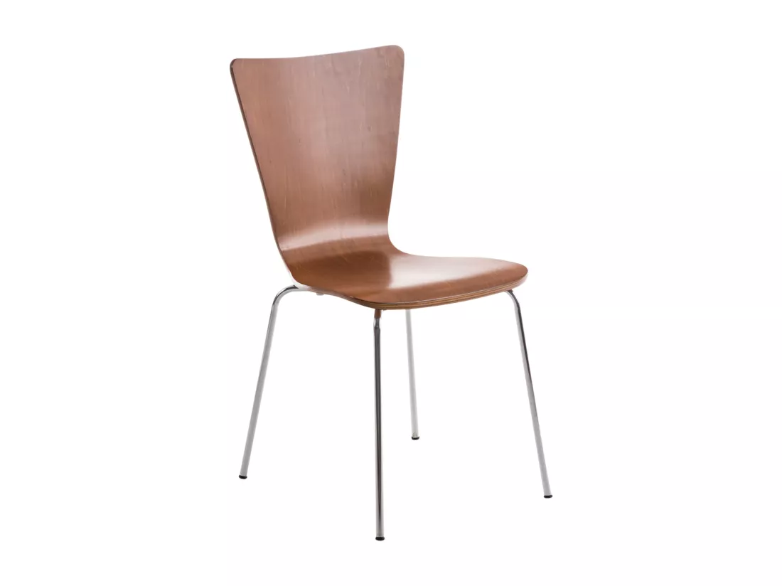Chaise de conférence - Bois - Marron - Aaron