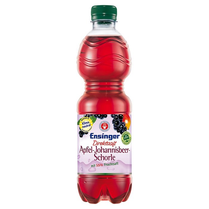 ENSINGER Direktsaftschorle 500 ml, Apfel-Johannisbeere