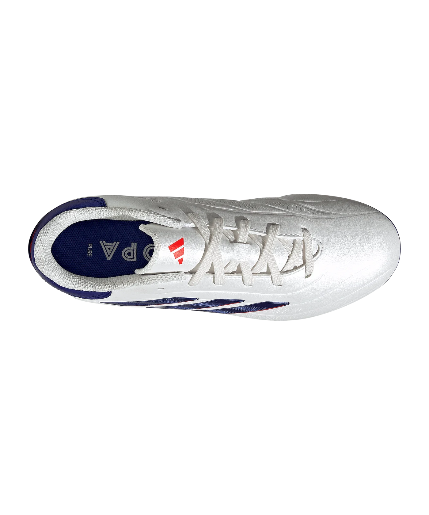 adidas COPA Pure 2 League FG Advancement Kids Weiss Blau