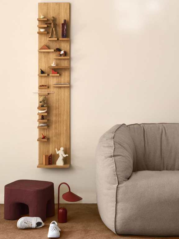 Ferm Living Parade wandplank 140 geolied eiken