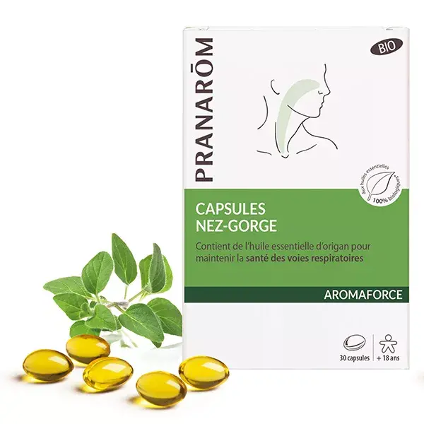 Pranarom Aromaforce Nez Gorge Bio 30 capsules