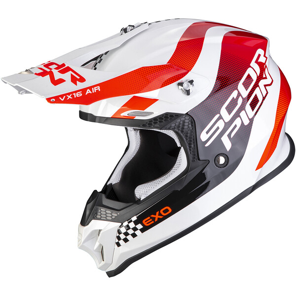 Scorpion - Casque VX-16 Evo Air Soul Blanc / Rouge