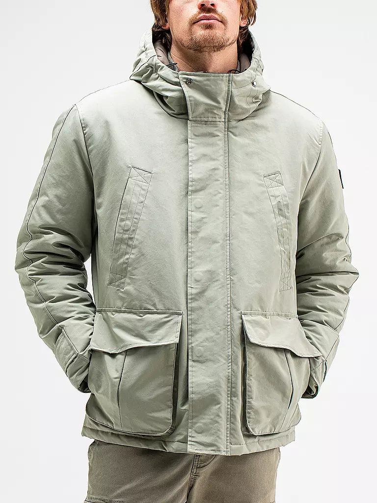 BUTCHER OF BLUE Parka GEORGE hellgrün