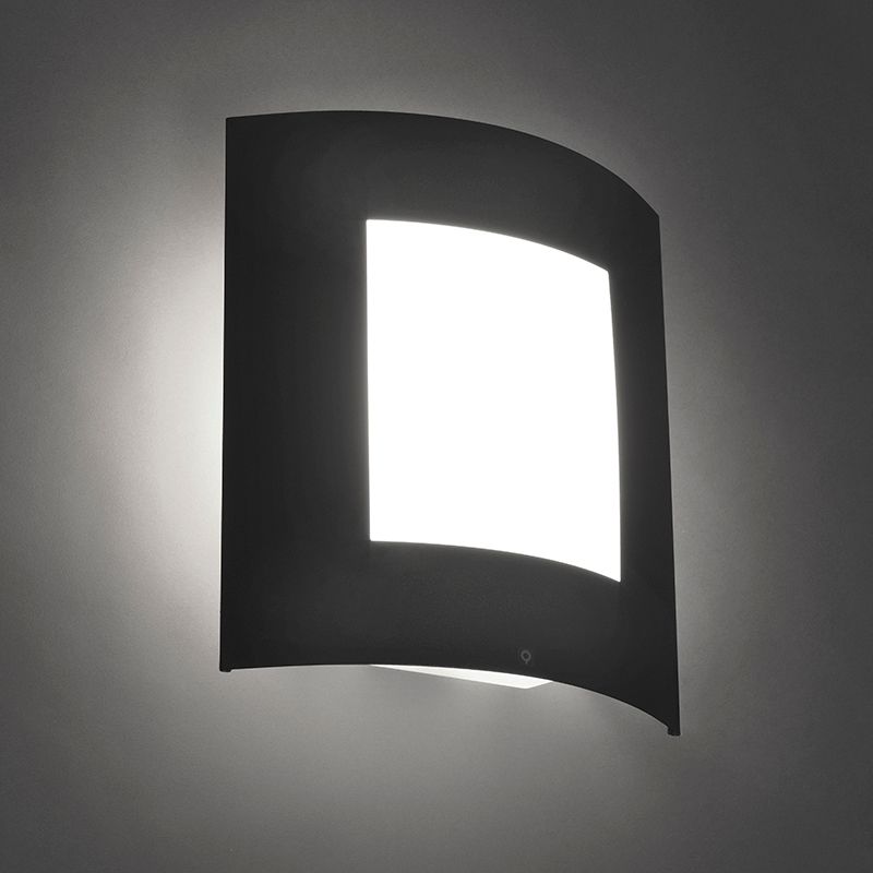 Smart buiten wandlamp antraciet incl. WiFi A60 - Emmerald