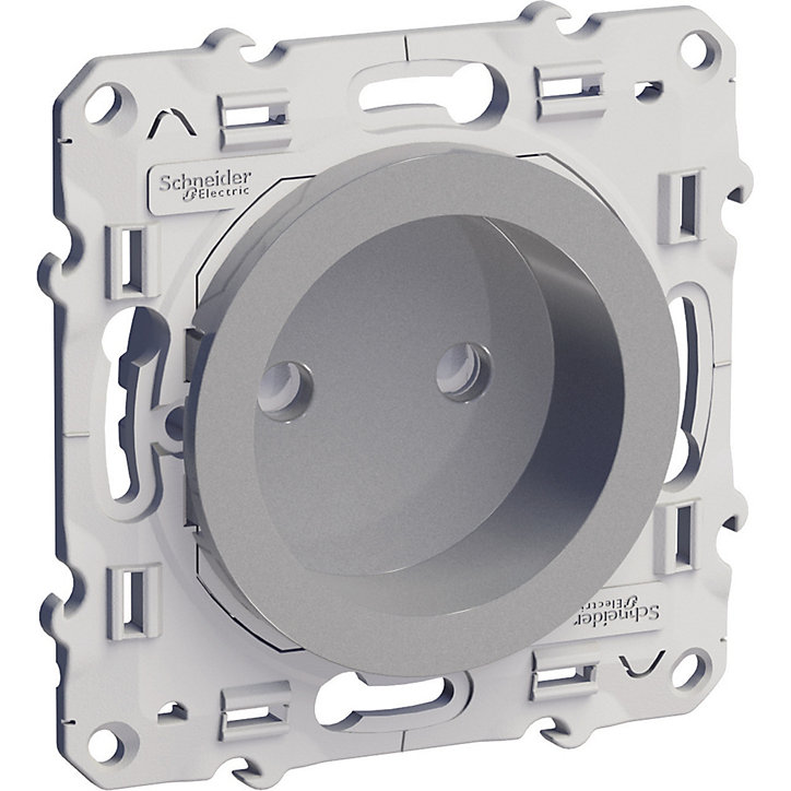 Mécanisme prise sans terre Schneider Electric Odace aluminium