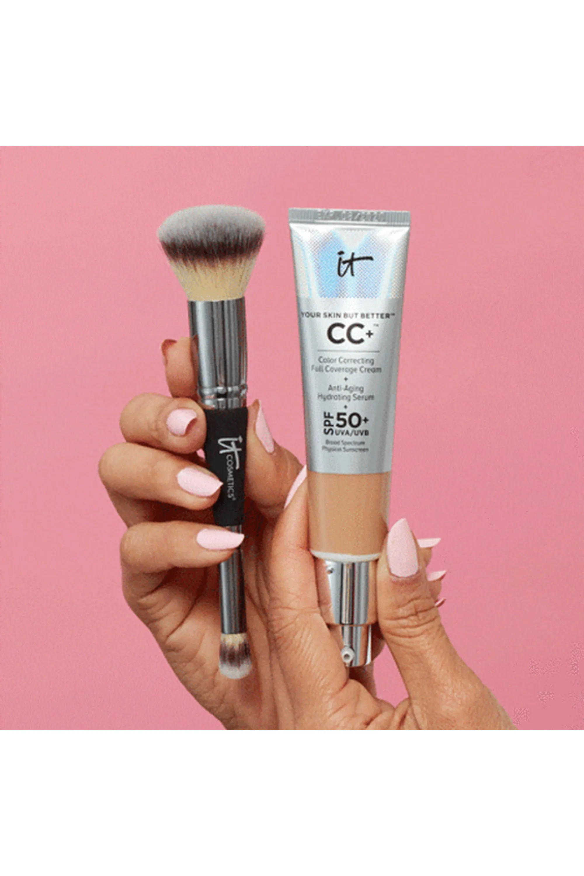 it Cosmetics Pinceau double embout teint & anti-cernes Heavenly Luxe™ #7