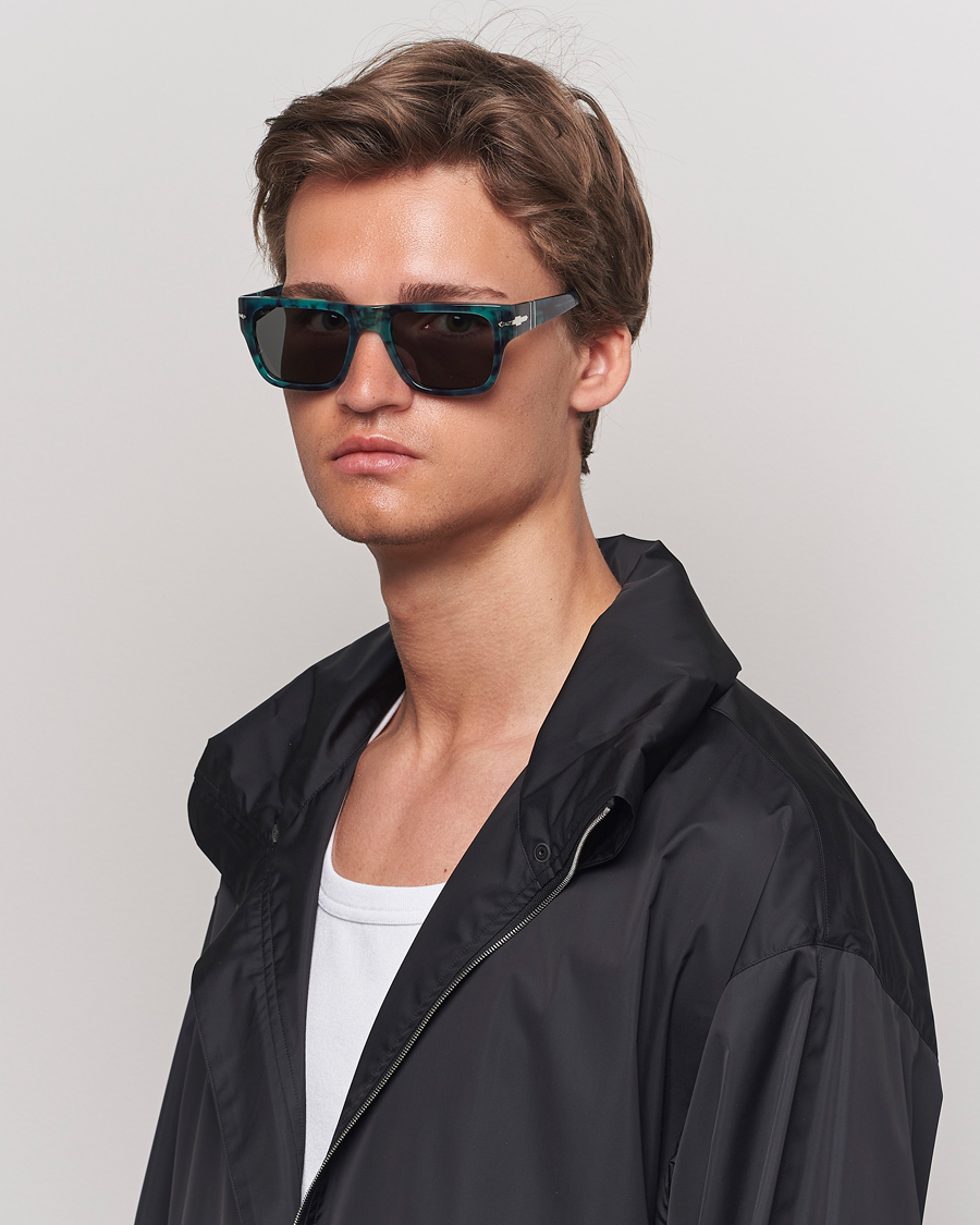 Persol 0PO3348S Sunglasses Blue Havana