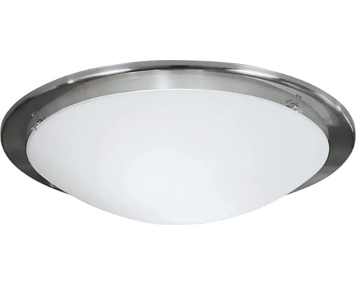 Plafondlamp, 1-lichts, Ø 29 cm, Planet wit/mat/nikkel